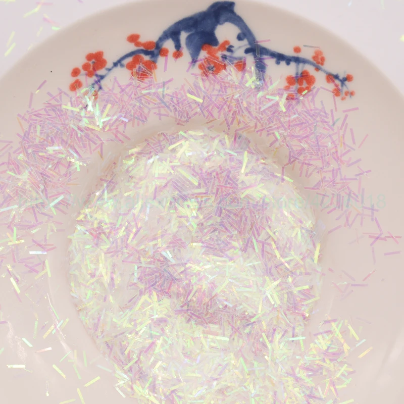 50 г ультратонкие полоски формы мягкие Блестки для заполнения заполнение DIY