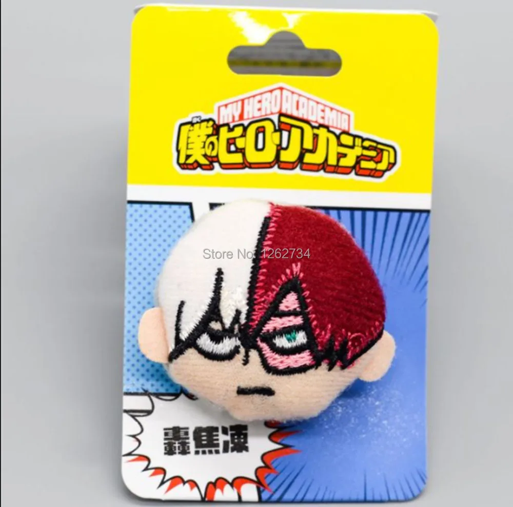 E Todoroki Shoto4cm 4-15 см My Hero Academy Bakugou Katsuki Todoroki Shoto Midoriya Izuku плюшевый брелок брошь значок с мешком фигурка игрушка TYQQ - Цвет: E Todoroki Shoto4cm