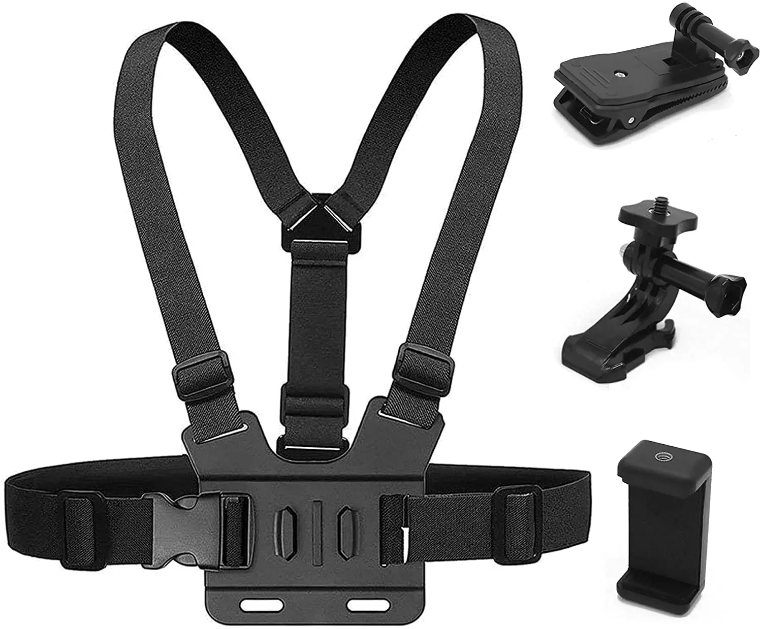 

Нагрудный ремень для камеры GoPro AKASO DJI Osmo, регулируемый нагрудный ремень для сотового телефона с спортивной камерой