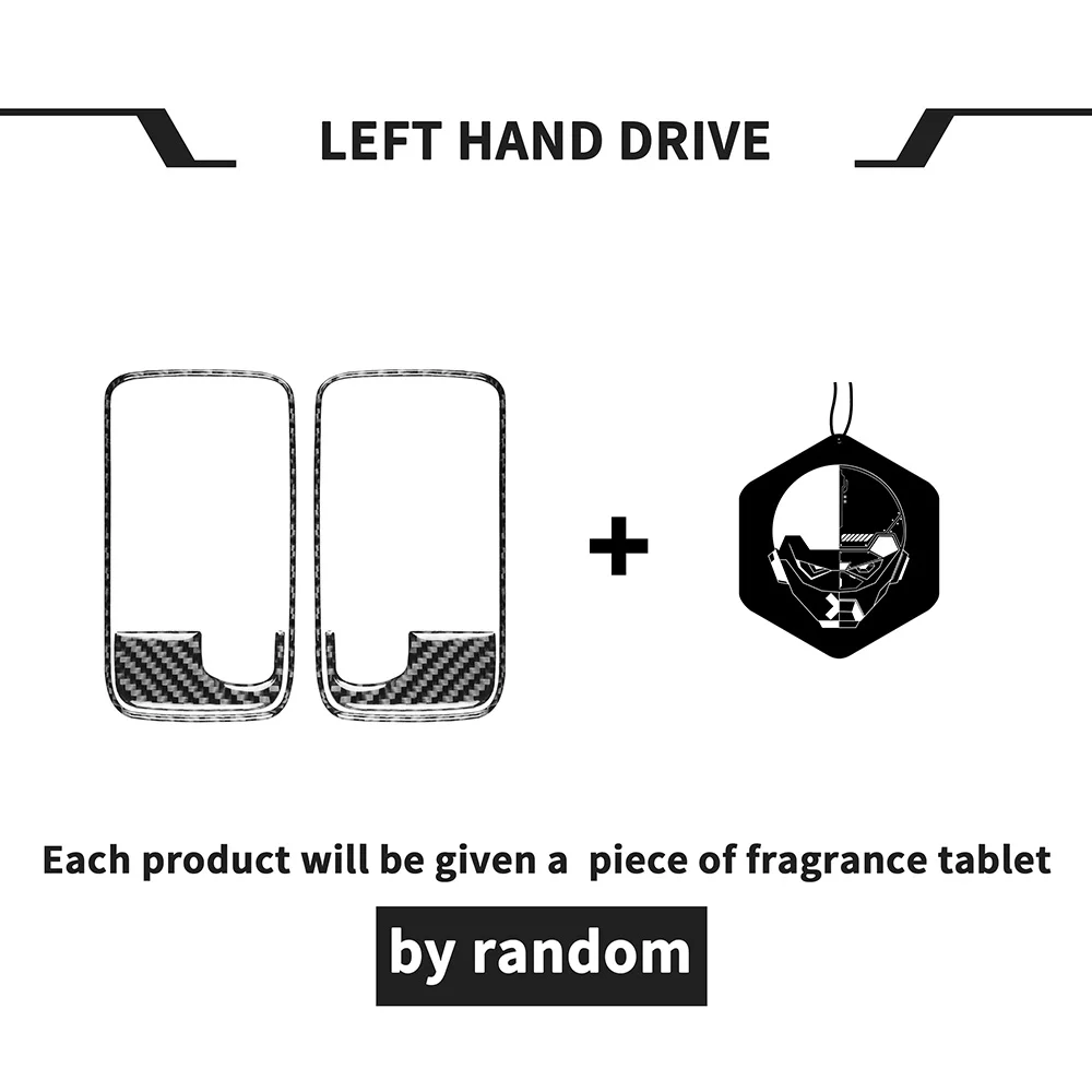 

Carbon Fiber Car Door Pull Handle Stickers Car Interior Accessories for Dodge Challenger 2008-2014