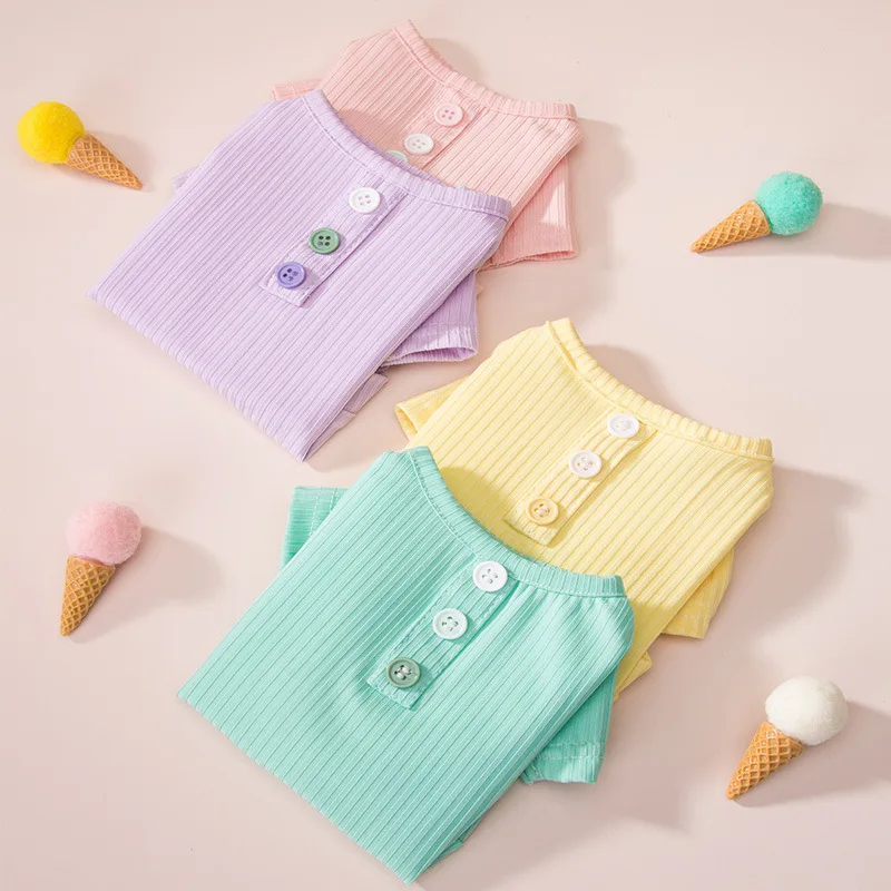 

Pet clothes for spring\summer thin breathable T-shirt Cat small dog cat clothing chiahuahua teddy