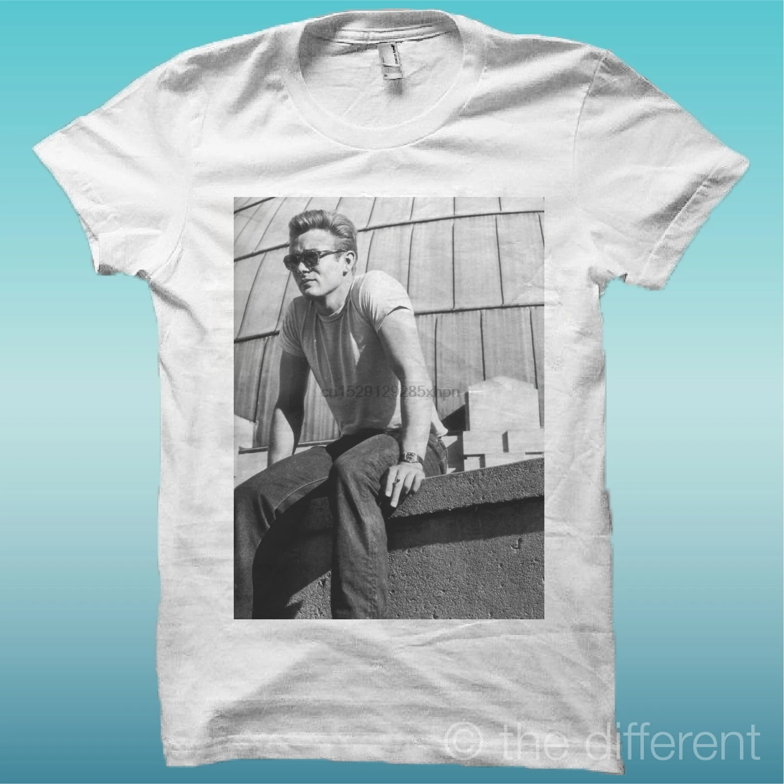 Футболка с высоким берцем JAMES DEAN THE HAPPINESS IS MOVIE винтажная белая футболка HAVE MY Новое