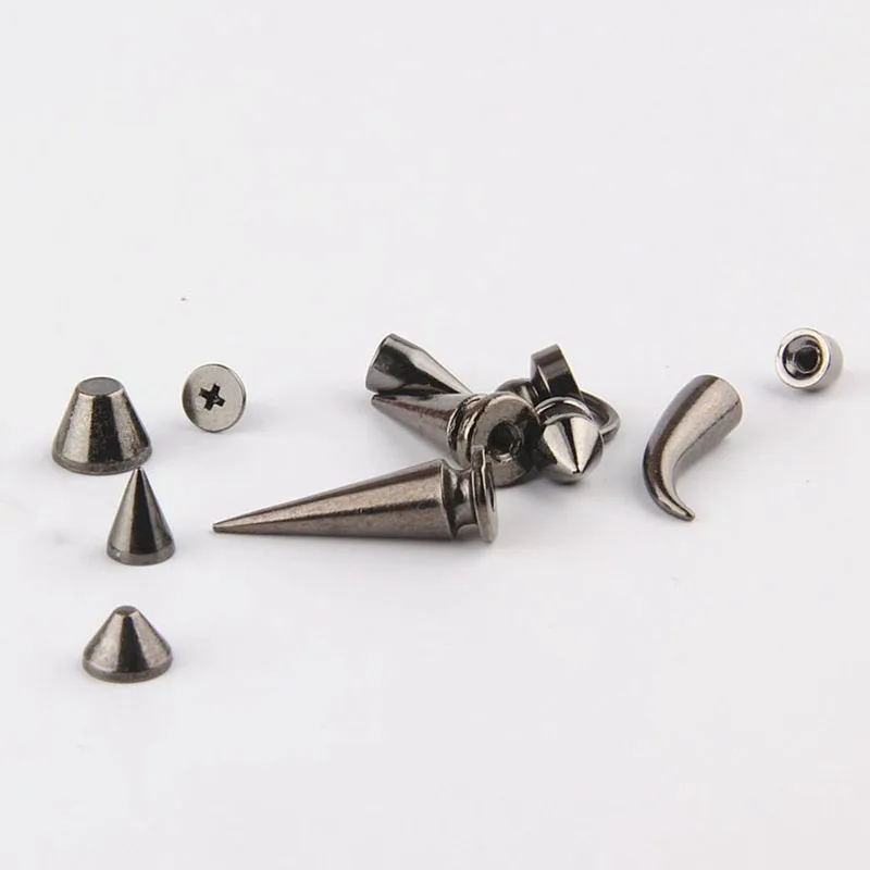 Металлические шипы для пистолета 8-25 мм заклепки одежды с винтами сумки шляпы