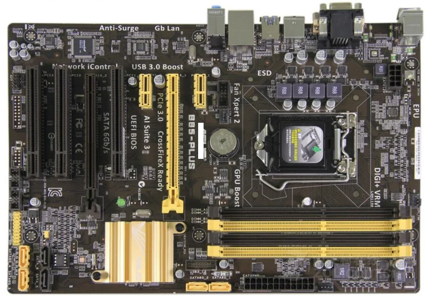 

B85-PLUS Desktop Motherboard Socket LGA 1150 i7 i5 i3 DDR3 SATA3 USB3.0 USED mainboard