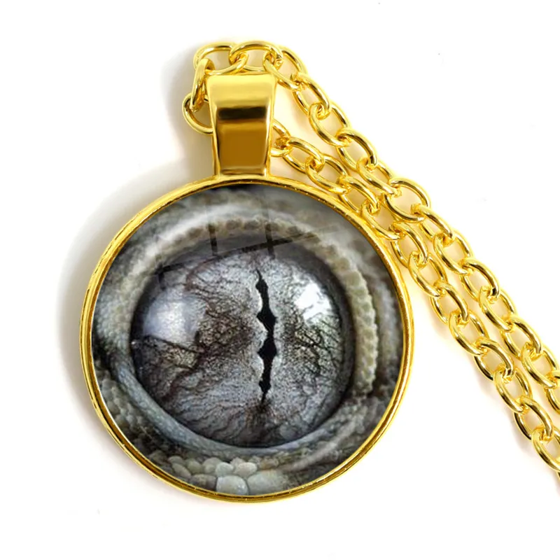 Ожерелье с подвеской в виде дракона змеи совы кота тигра покрытием годен