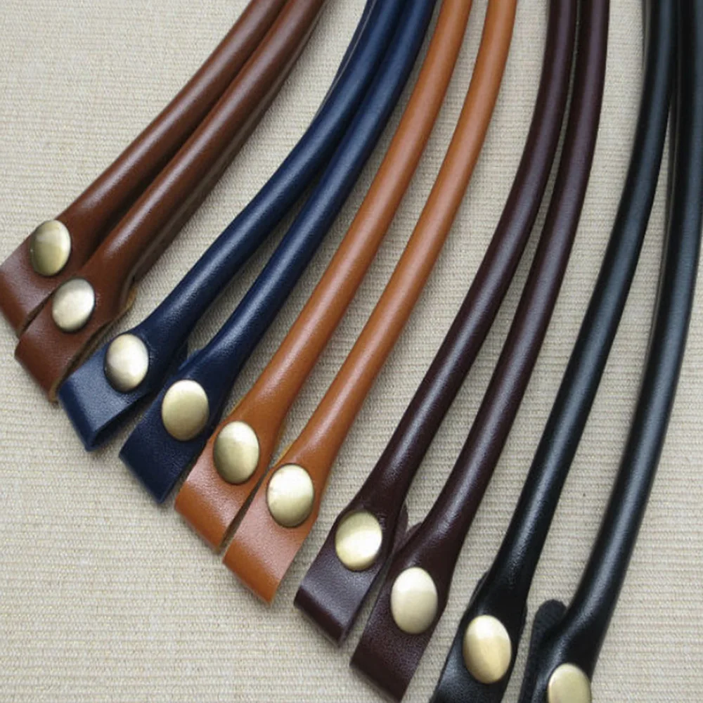 

2022 new 1pc 40cm Snap Button Handle Women Bag Shoulder Handbag Slim Detachable PU Leather Handles Strap Belt Bag Accessories