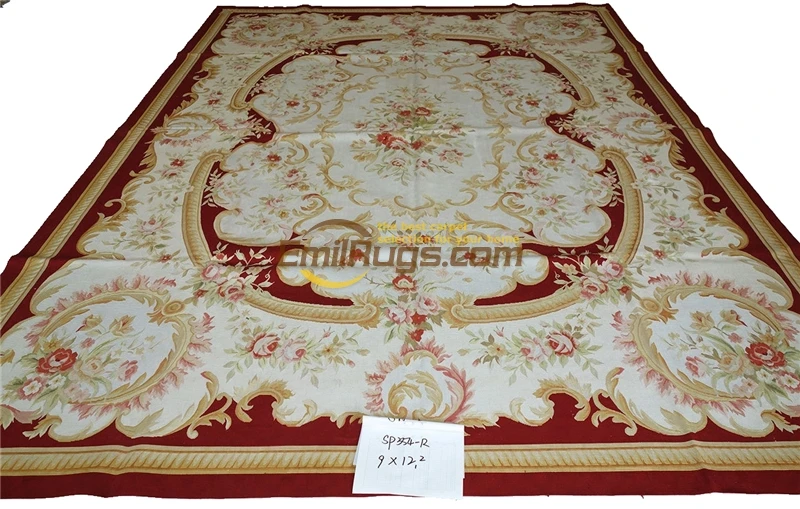 

Шерсть aubusson ковры тканые Античный Декор Антикварные элегантные цветочные антикварные Handknotted