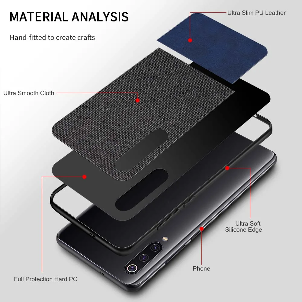 Чехол для Xiaomi mi 9T Pro 9 8 Red Note 7 K20 k20 4X кожаный тряпичный чехол |
