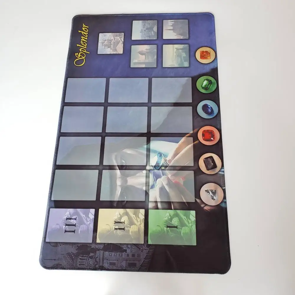 Высококачественный резиновый игровой коврик 60x35 см для роскошной доски GameCustomize |