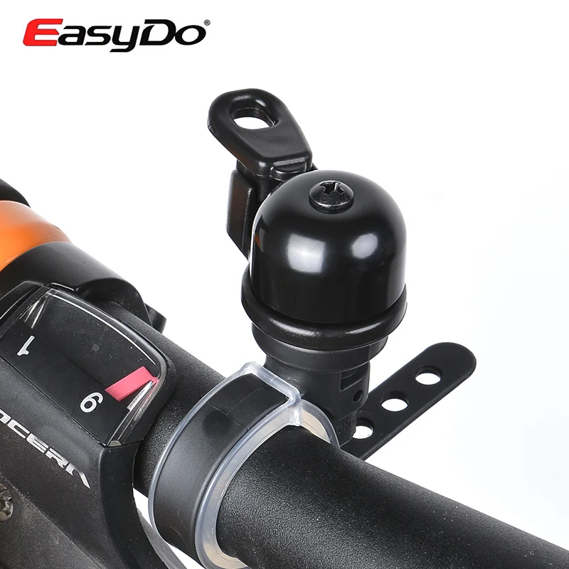 

EasyDo Loud Sound Bicycle Bell Mini MTB Road Bike Handlebar Horn Safety Alarm Warning Bell Ring Bicycle Accessory Black