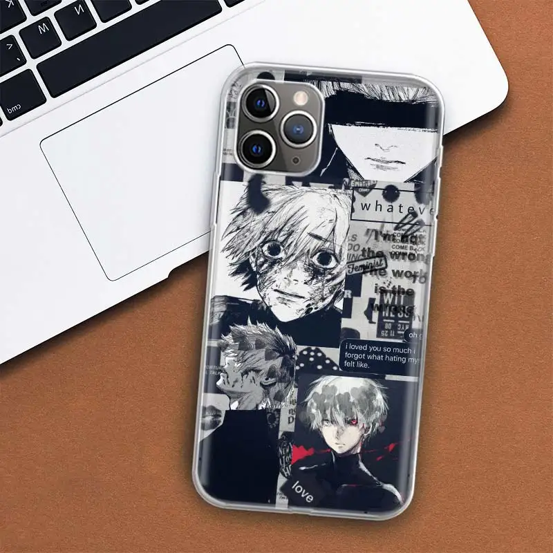 Аниме Токийский Гуль для iPhone 11 13 Pro Max 12 Mini Phone Case X XS XR 6 6S 8 7 Plus SE Apple 5 5S Fundas Cover Coque Capa |