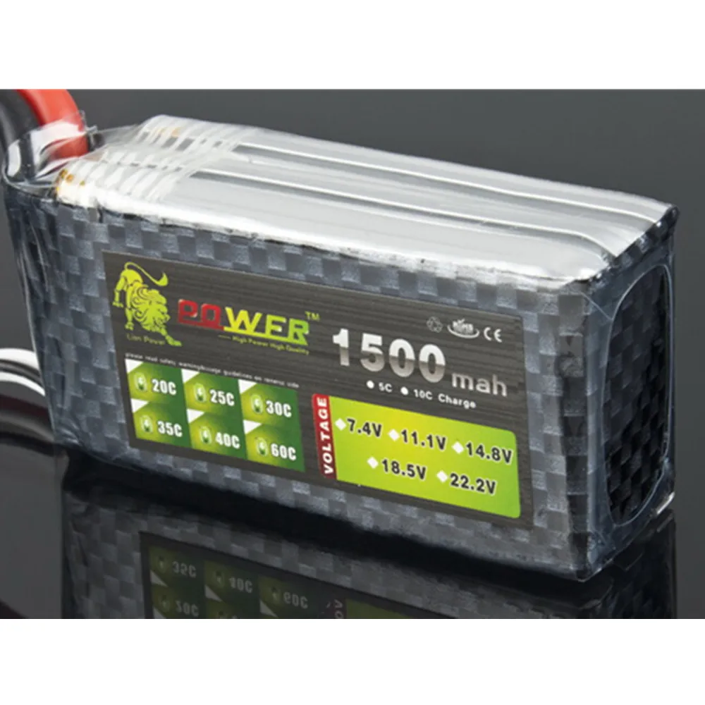 LION POWER 11,1 V 1500mAh 35C T/XT-60 для RC вертолета автомобиля лодки запасные части литий-полимерная батарея 11,1 V батарея Lipo 3s