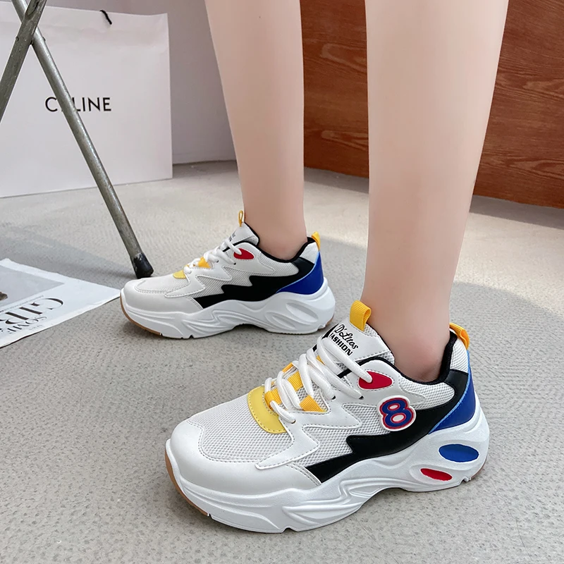 

Dad's shoes women's 2021 autumn new heightening sports shoes women's running casual shoes fashion Korean version