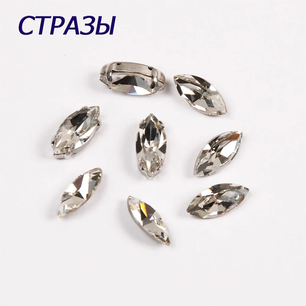 CTPA3bI 4200 Кристалл Цвет огранка маркиза Необычные очаровательные бусины украшения
