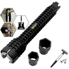 Инструмент для домашнего и кухонного ремонта, многофункциональный гаечный ключ для раковины, смеситель для водопроводной трубы, угловой клапан для установки, ремонта, разборки