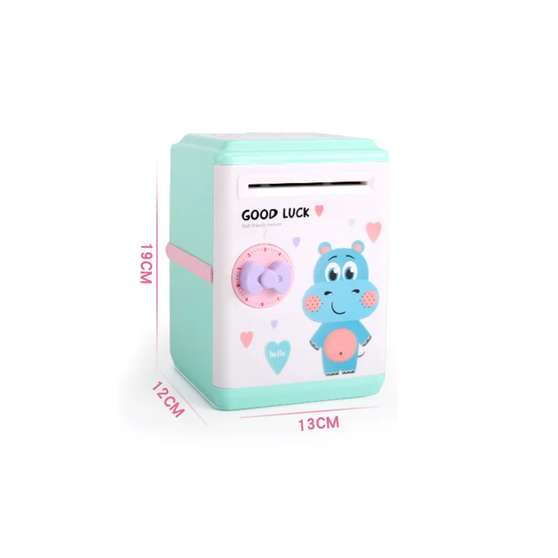 

Money Saving Box Children Toys Portable Fingerprint ATM Electronic Piggy Bank Password Coin Smart Cute Safe Box Christmas Gift