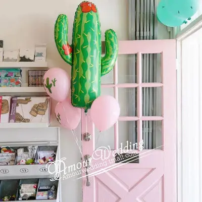 1 шт. листья фрукты солнце фольги воздушный шар Гавайская тропическая Luau вечерние