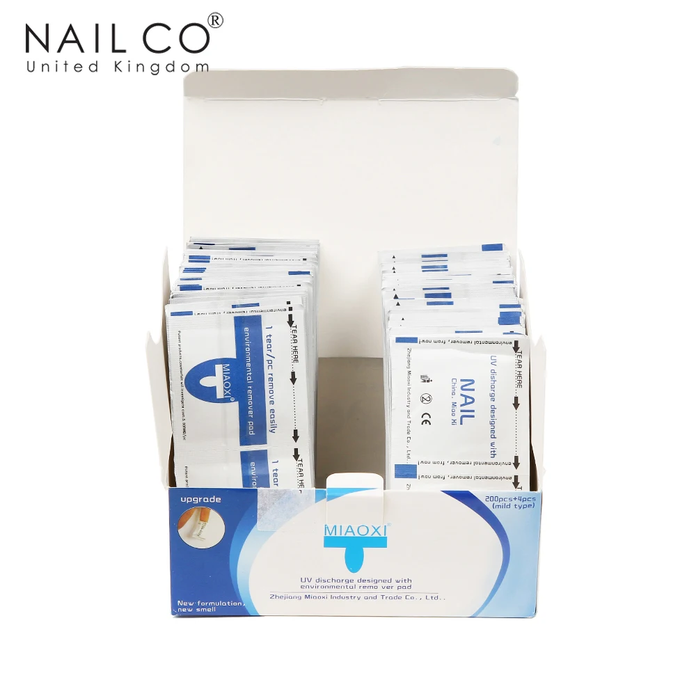 NAILCO 200 шт. отмачивающий Гель лак для удаления мешков новый зимний маникюр