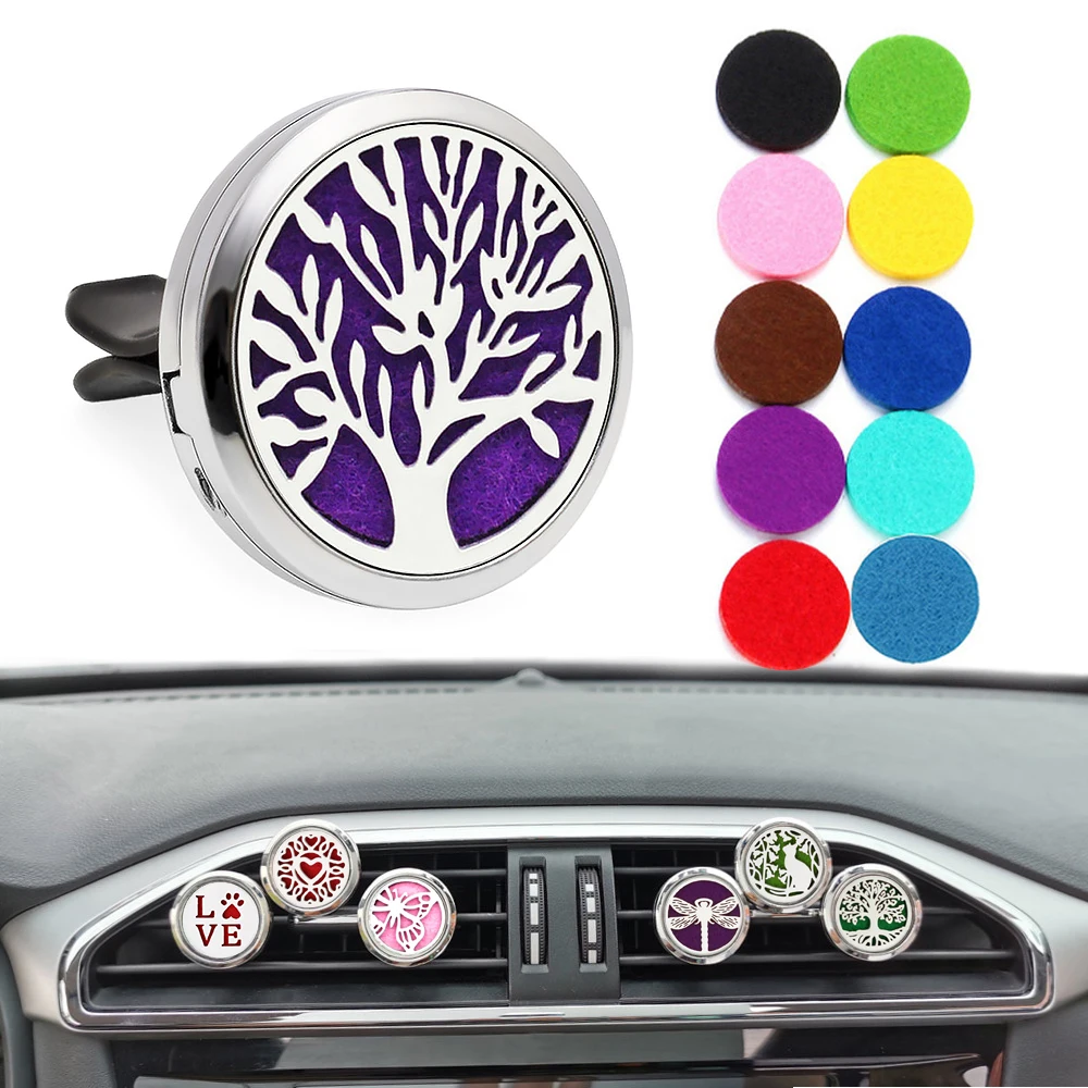 Авто медальон с распылителем для ароматического масла вентиляционные крепление