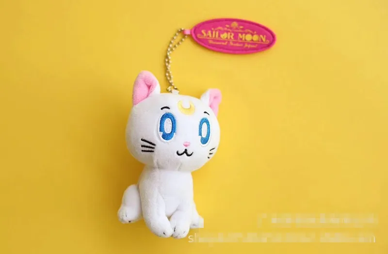 10 шт./лот японское аниме плюшевый милый кавайный котик брелок Шарм oyuncak Подвески
