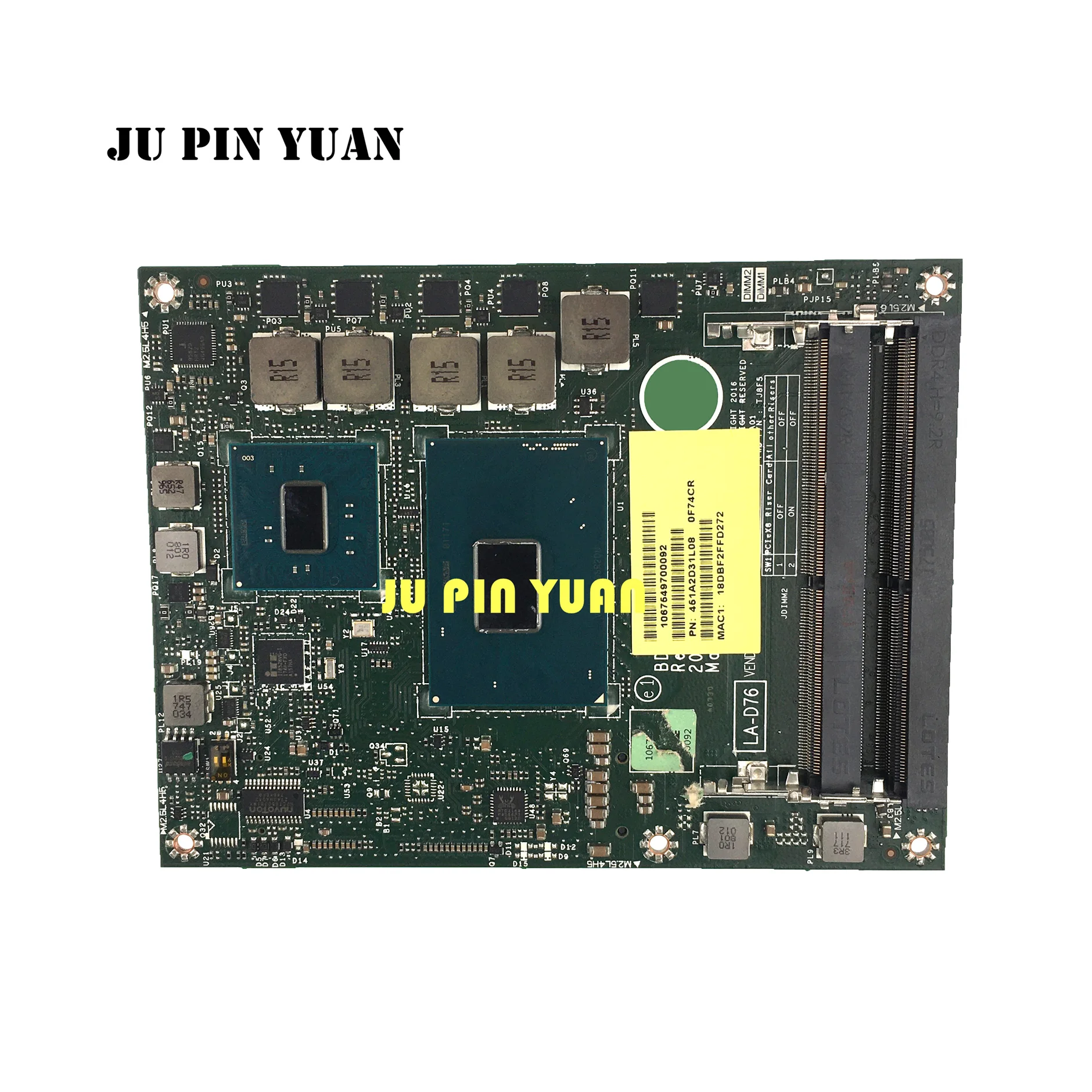 

Материнская плата для ноутбука Dell Embedded Box PC 5000 Celeron G3900E, системная плата с процессором I5-6440EQ DDR4, 100% полностью протестирована