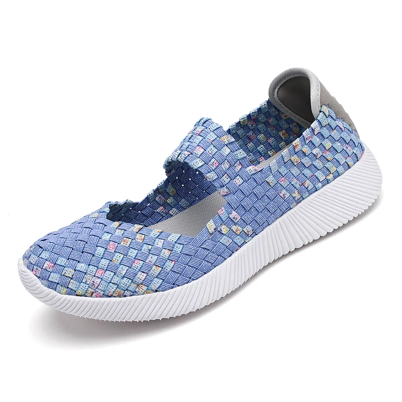 Г.; nuevas zapatillas de deporte de moda para mujer; zapatos casuales; zapatos de verano de malla para mujer; zapatillas transp - Цвет: 1915Moonlight