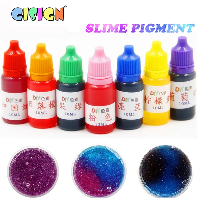 Diy пигментная жидкость добавка для слайма прозрачные жидкие Подвески