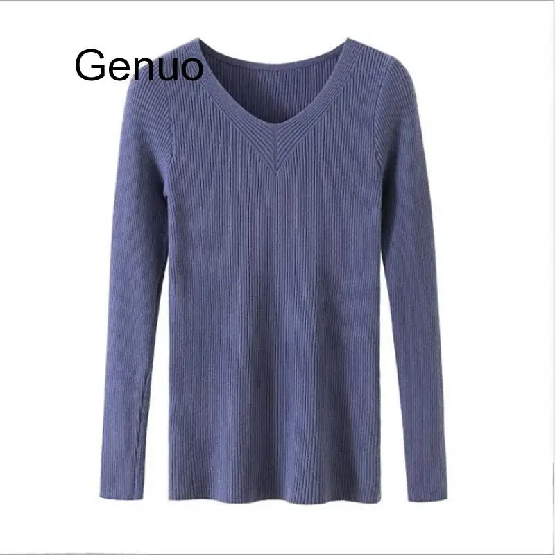 

Осенний пуловер для женщин, свитер с v-образным вырезом, вязаный джемпер, женские свитера 2020, Зимние Топы для женщин, свитера и пуловеры Trui Dames