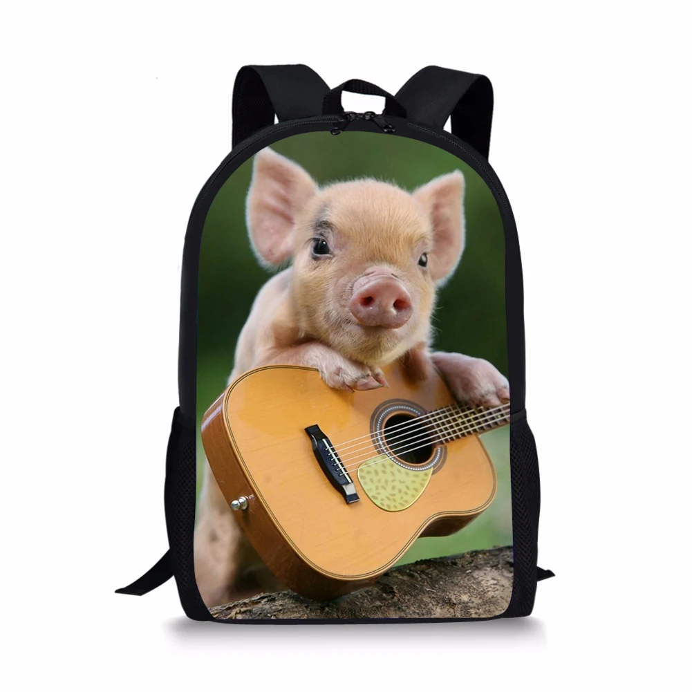 HaoYun детский модный рюкзак с рисунком маленьких свиней, детская школьная сумка Kawaii с животными, школьные сумки для малышей, женские рюкзаки