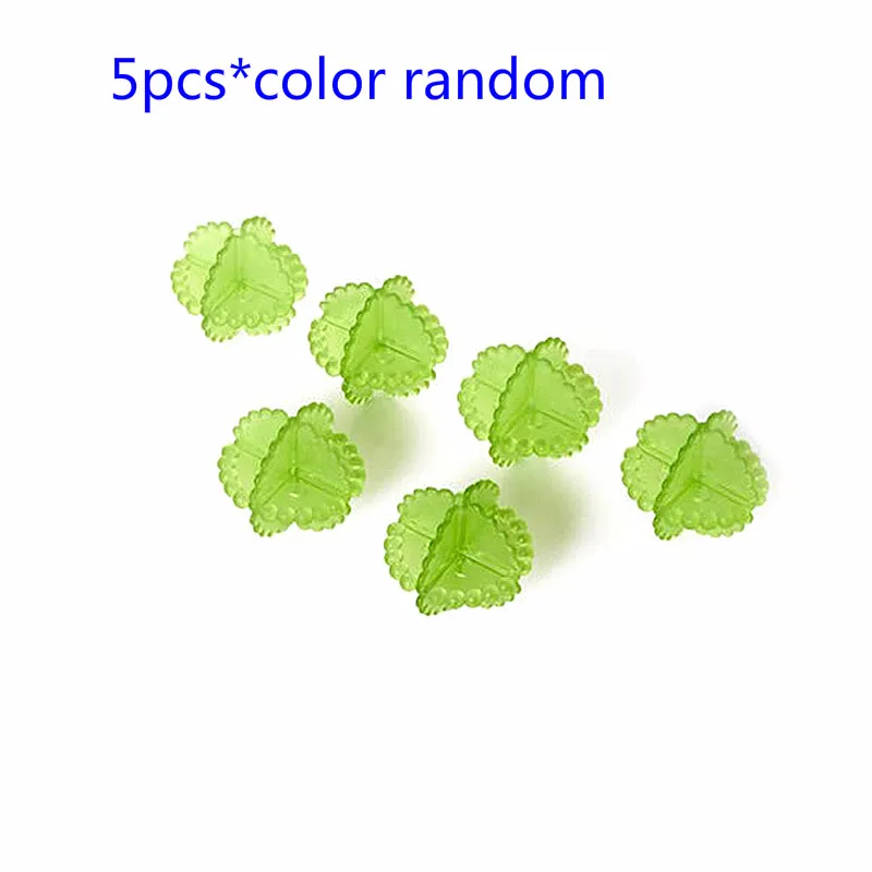 5pcs 4 формы бытовой шарик для стирки, анти-намотка, уход за тканью, Очищающий мяч, мягкий пластик, домашняя стиральная машина, мяч для сухого белья - Цвет: 5pcs