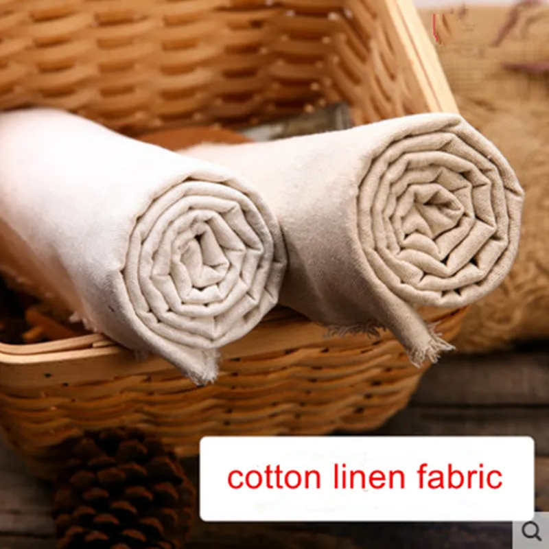 1 метр однотонная хлопковая льняная ткань ручной работы DIY tissu домашняя занавеска