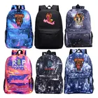 Школьный рюкзак Mochila juice wrld для учеников, сумка для книг для девочек и мальчиков, вместительная сумка для учебников, повседневный мужской ранец