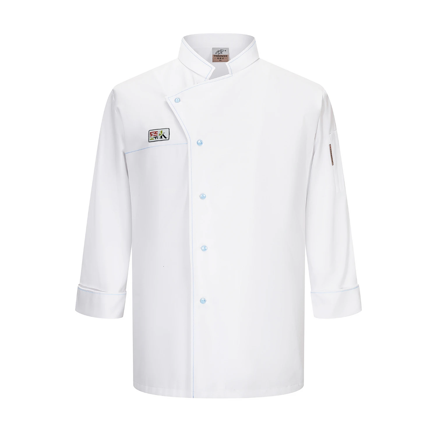 Шеф повара форма для осенне зимний длинный рукав шеф куртка пальто общественное