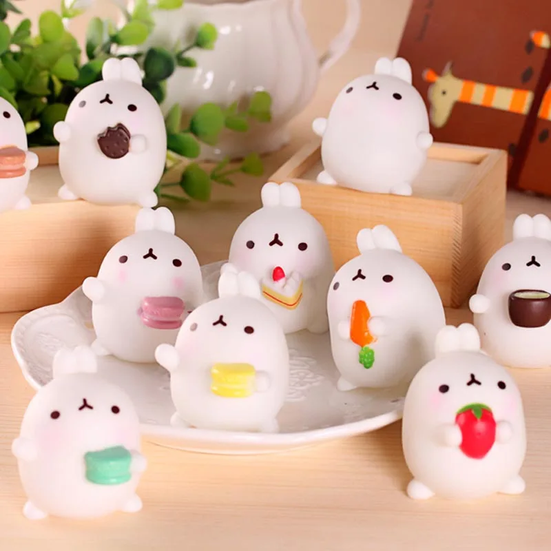 Cute Potato Rabbit Toy Squishy Coffee Maccaron Hold-Rabbit Glutinous Rice Potatoes Creative Cartoon Ornaments | Игрушки и хобби
