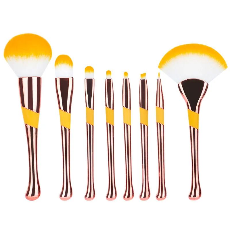 

New 2021 11Pcs Makeup Brushes Set Super Soft Fiber Makeup Brushes Set-High Quality Face&Eye Cosmetic Pens Makeup Tools
