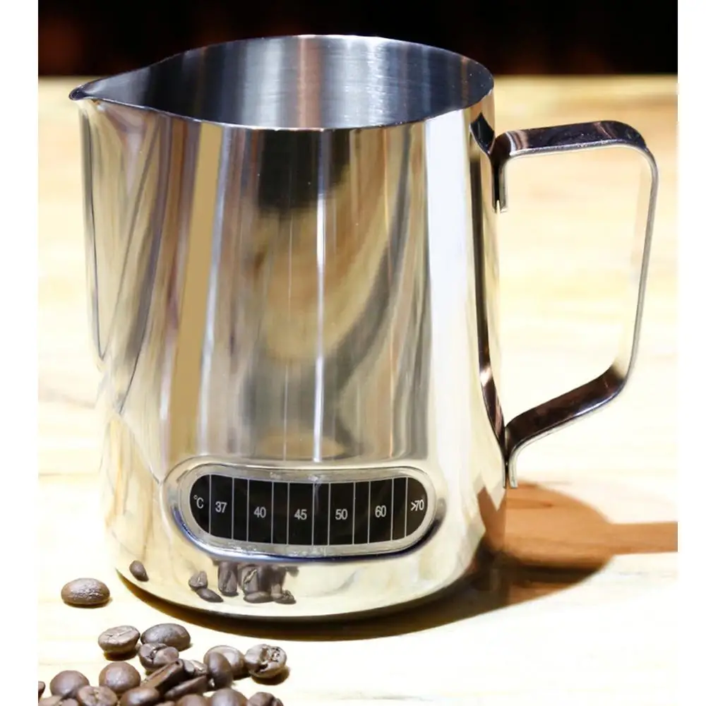 Кувшин для взбивания молока из нержавеющей стали 600 мл с отображением