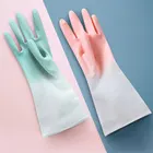 2 пары толстых резиновых латексных нитрильных водонепроницаемых перчаток для уборки кухни