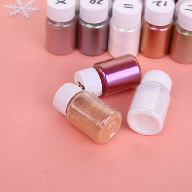

Color Changing Pearlescent Mica Powder UV Resin Glue DIY Jewelry Crafts Making