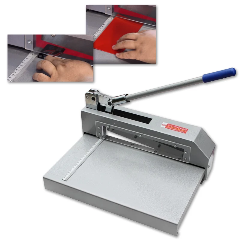 

Машина для резки листового алюминия, высокопрочный резак для бумаги из полимерного листового металла, мощный режущий нож