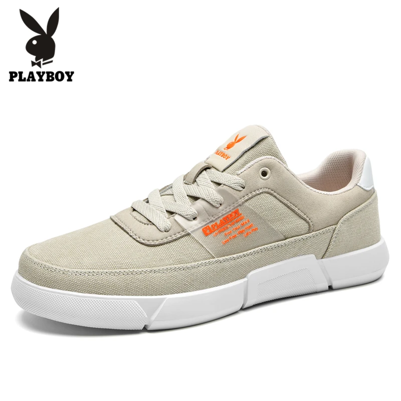 

PLAYBOY New Men Casual Shoes Lace up Men's Shoes Lightweight Comfortable Breathable Walking Sneakers Tenis Zapatos PL821013