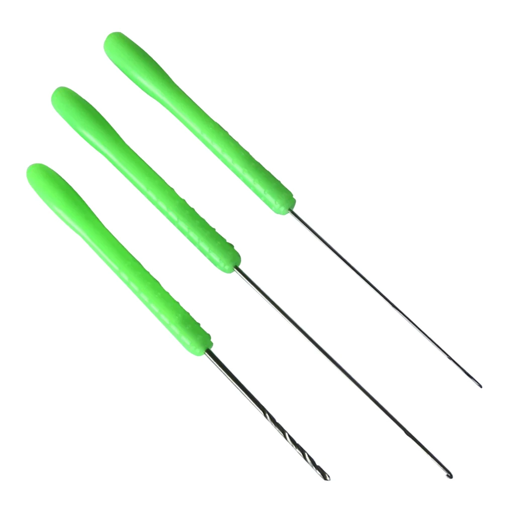 

3Pcs Fishing Bait Needle Tool Fishing Line For Saltwater Freshwater Fishing