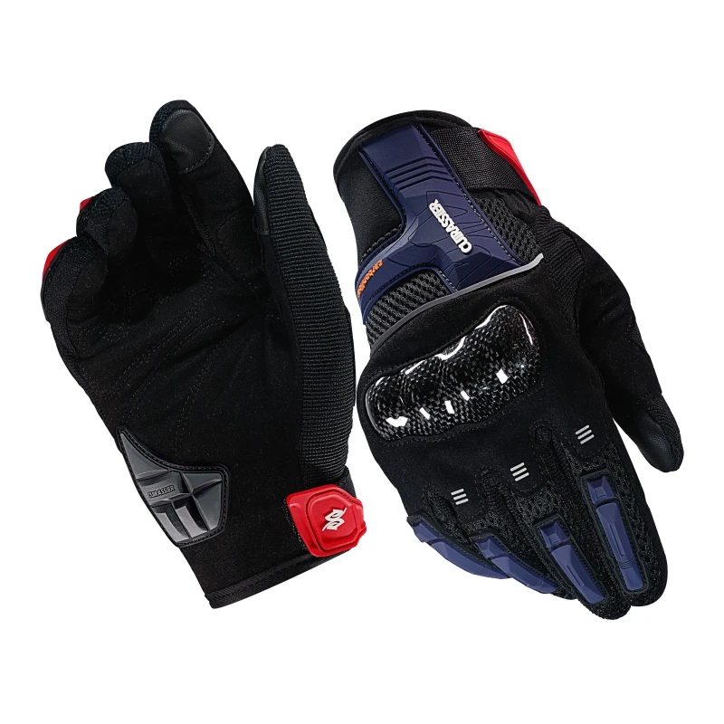 

Перчатки Cuirassier мужские для езды на мотоцикле, дышащие с твердыми костяшками рук, с защитой для сенсорного экрана, летние