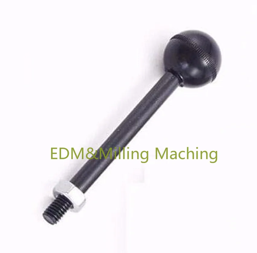 

1x Milling Machine CNC Spindle Clutch Lever Handle & Plastic Black Ball For Bridgeport Mill Tool