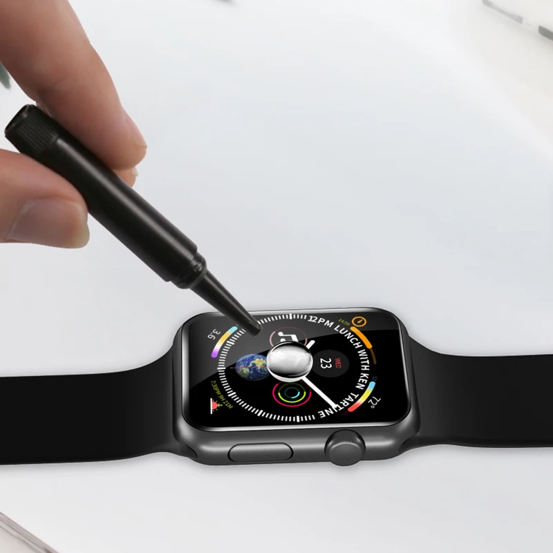 360 Полное покрытие закаленное стекло для наручных часов Apple Watch 38 42 40 44 мм Экран