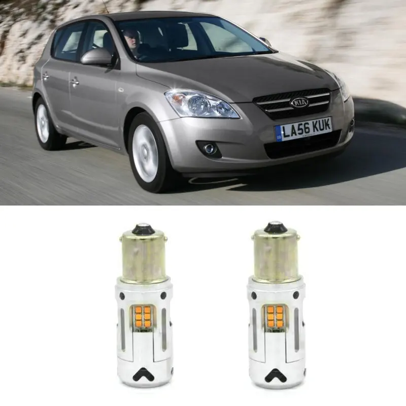 

Для Kia Ceed sw ED optima rio 3 III sorento mk1 mk2 soul I поворотный сигнал без ошибок Canbus 2640LM с вентиляторами для охлаждения