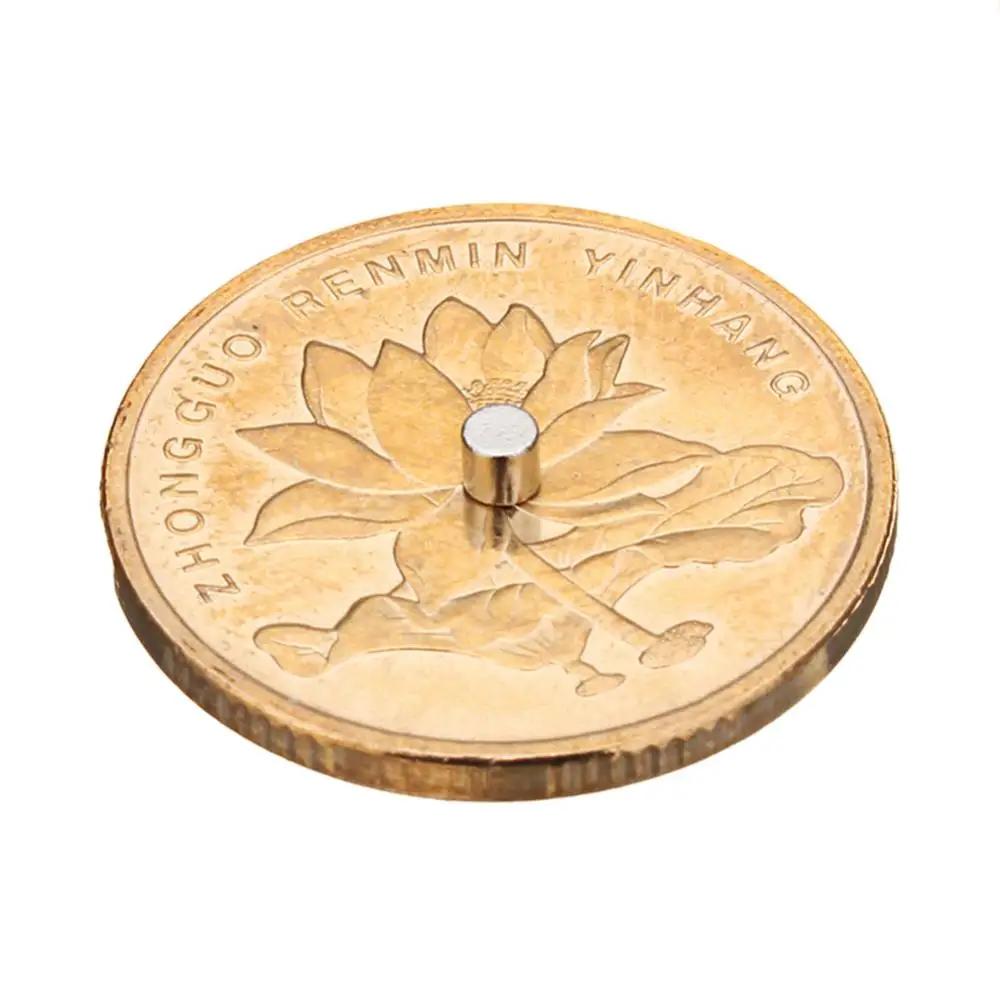 100 шт. 2x2 мм N40 Круглый мини цилиндр сильный редкоземельный неодимовый Магнит