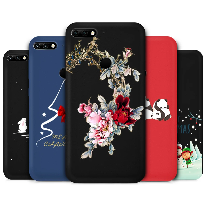 Цветной матовый чехол для Samsung Galaxy A5 2016 2017 J4 2018 EU Plus Силиконовый ТПУ телефона Huawei