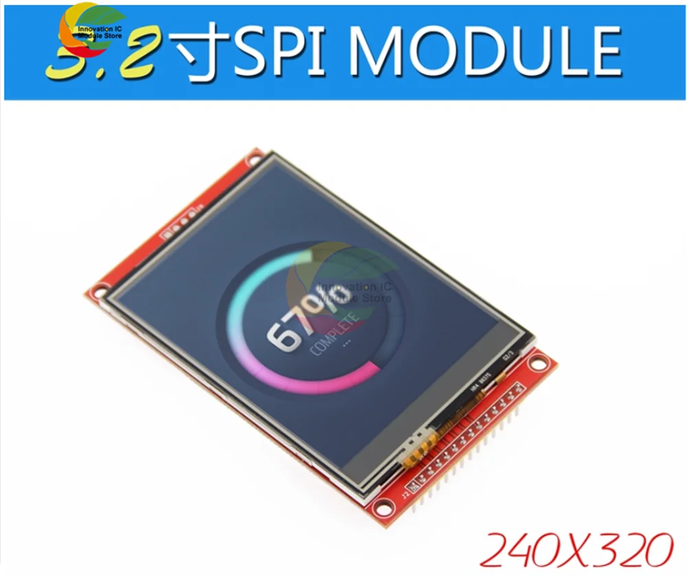 Ziqqucu 3 2 дюймовый сенсорный экран 240 * 320 TFT ЖК модуль ILI9341 управляет интерфейсом SPI