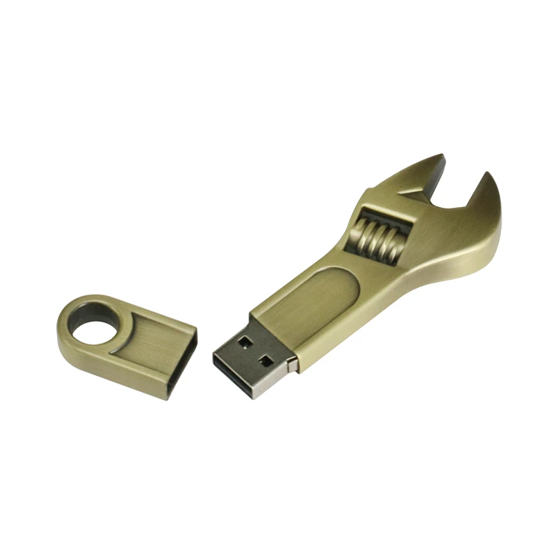Металлический разводной гаечный ключ Pendrive Флэш накопители USB 128 ГБ Флеш