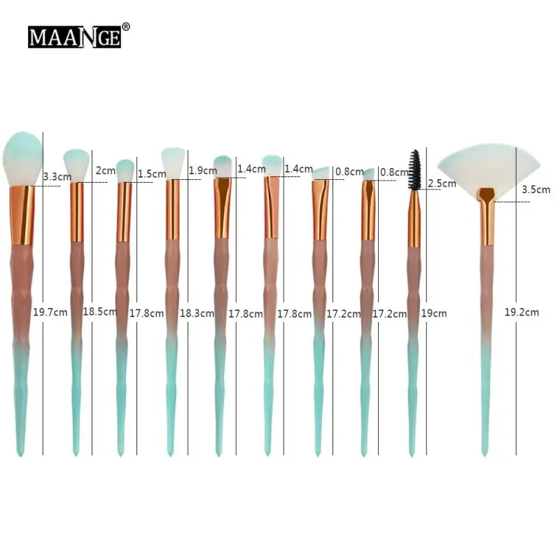

MAANGE 20Pcs Professional Eyelash Makeup Brushes Set Eye Shadow Brush Eyebrow Brush Foundation Mascara Brushes Cosmetic Tools